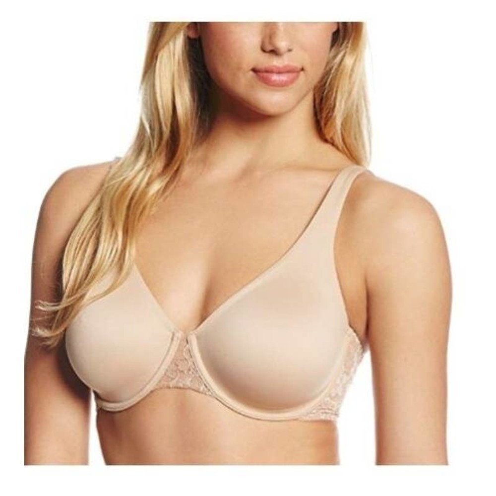 Le Mystere Full Fit Camille Moulded Seamless Bra Natural Women's Size 34E NWOT